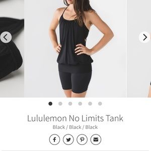 Lululemon No Limits Tank Top